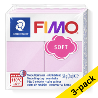 Fimo Soft pastel rosé clay, 57g (3-pack) 424685