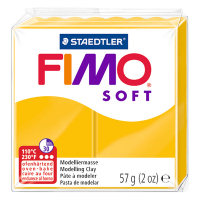 Staedtler Fimo Soft sunshine yellow clay, 57g 8020-16 424538