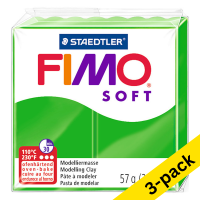 Fimo Soft tropical green clay, 57g (3-pack) 424711