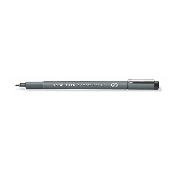 Staedtler Lumocolor 308 black fineliner (0.1mm) 30801-9 209630 - 1