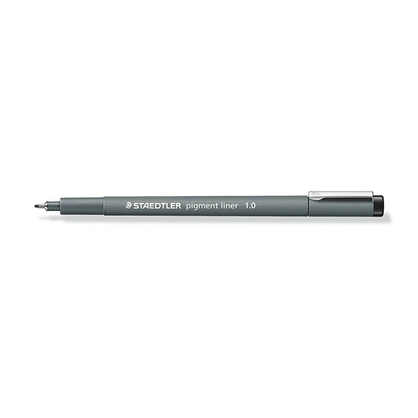 Staedtler Lumocolor 308 black fineliner (1mm) 30810-9 209638 - 1