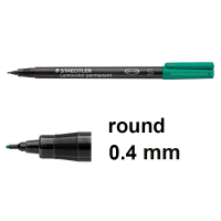 Staedtler Lumocolor 313 green permanent marker (0.4mm round) 313-5 424728