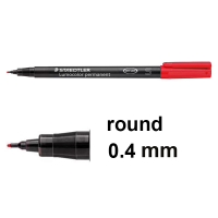 Staedtler Lumocolor 313 red permanent marker (0.4mm round) 313-2 424726