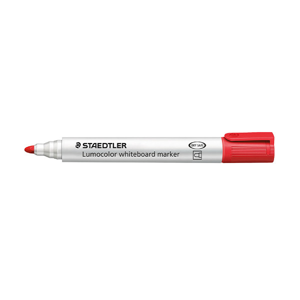 Staedtler Lumocolor 351 red whiteboard marker (2mm round) 351-2 209619 - 1