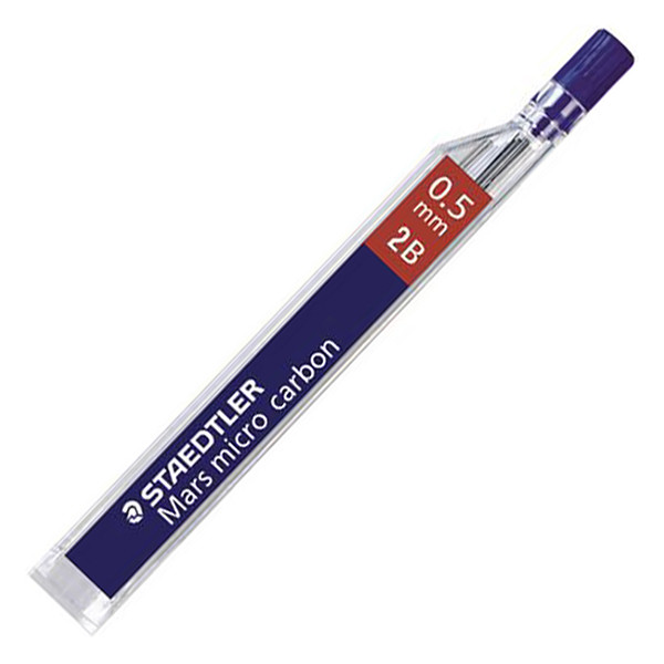 Mechanical pencil refill HB | 0.5mm | Staedtler Mars | 12-pack 209607 - 1