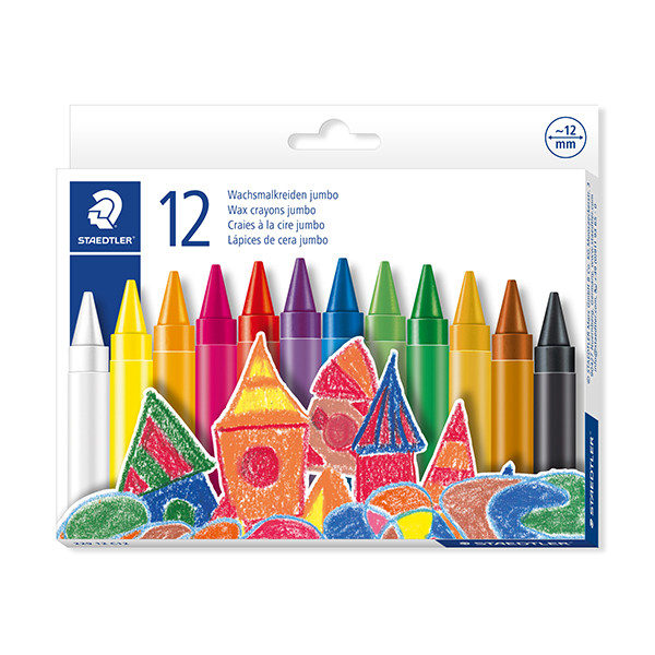 Staedtler Noris jumbo wax crayons (12-pack) 22912C12 209654 - 1