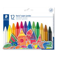 Staedtler Noris super jumbo wax crayons (12-pack) 226NC12 209575