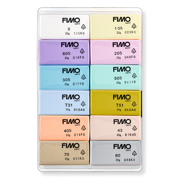 Pastel clay set | Fimo Soft | 12-pack 209648 - 2