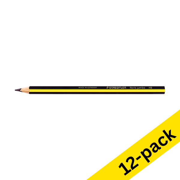 Pencil (HB) Staedtler Noris Jumbo 119 Triangular | 12-pack 280017 - 1