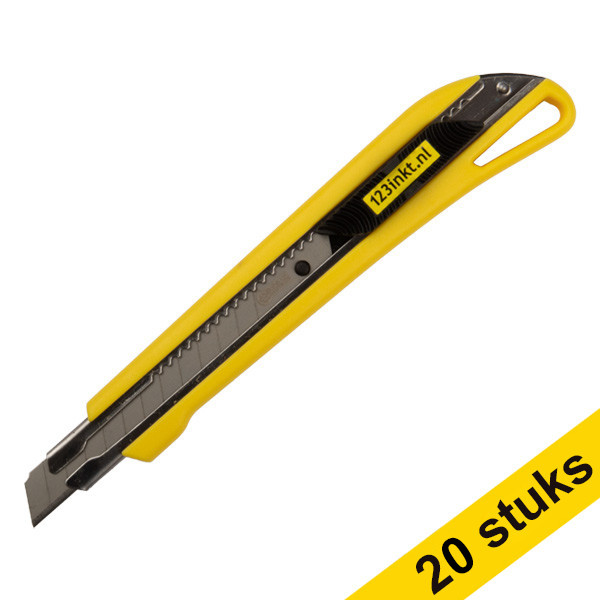 Stanley knife (9mm) | 123ink | 20-pack 301333 - 1