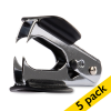 Staple remover | black | 123ink for #24 and #26 staples | 5-pack