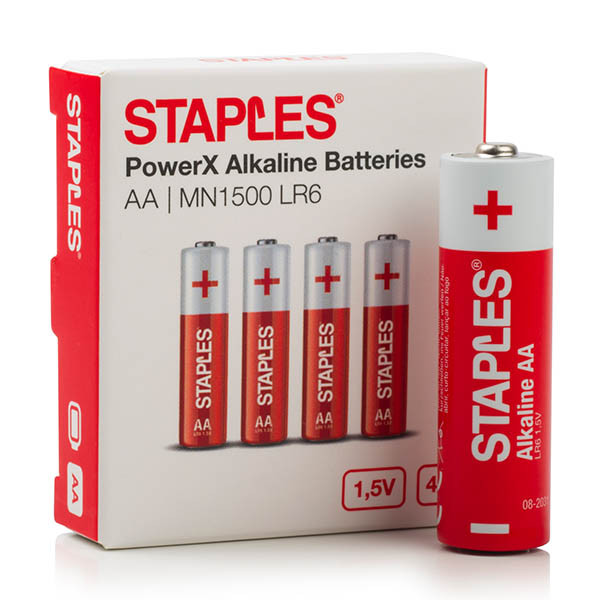 Staples PowerX MN1500 Penlite AA battery (4-pack) 390686 - 1