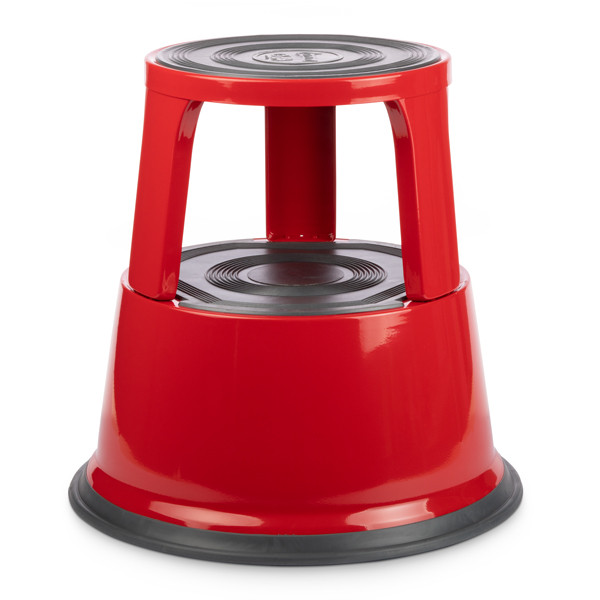 Step stool (red metal) | 123ink 300414 - 1