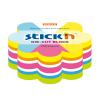 Stick'n Die-Cut assorted neon flower notes, 61mm x 70mm (250 sheets) 21833 201735 - 1
