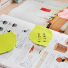 Stick'n Die-Cut neon green leaf-shaped notes 70mm x 70mm 21180 201843 - 2