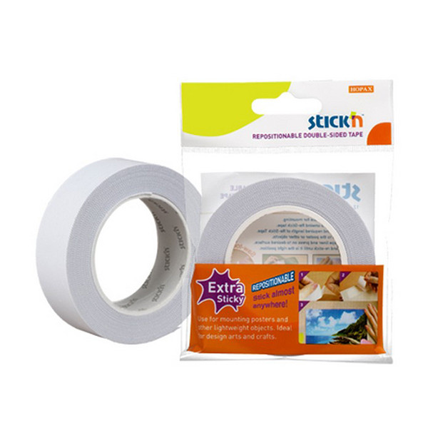 Double-sided tape 25mm x 12m (repositionable) | Stick'n 201712 - 1