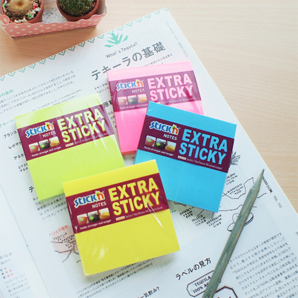 Extra Sticky Notes 76 x 76mm | 90 sheets magenta | Stick'n 201763 - 2