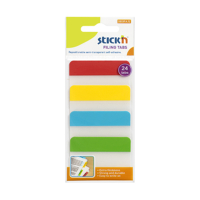 Index tab 38 x  51mm | Stick'n | extra strong assorted colours | 24pcs 201710