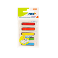 Index tab 45 x 12mm | Stick'n | 5 colours | 20pcs x5 201732