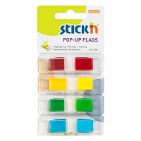 Index tab 45 x 12mm | Stick'n | assorted narrow | 35pcs x4 400890