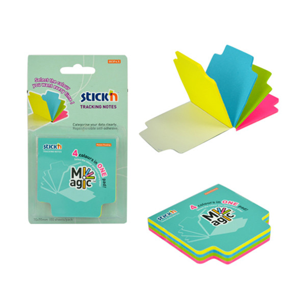 Index tab 70.2 x 70.2mm | Stick'n | neon bookmarks | 100pcs 201748 - 2