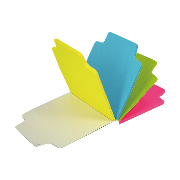 Index tab 70.2 x 70.2mm | Stick'n | neon bookmarks | 100pcs 201748 - 1