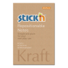 Sticky Notes 51 x 76mm | 100 sheets kraft paper | Stick'n 400882 - 1
