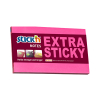 Stick'n magenta extra sticky notes 76mm x 127mm 21675 201765 - 1