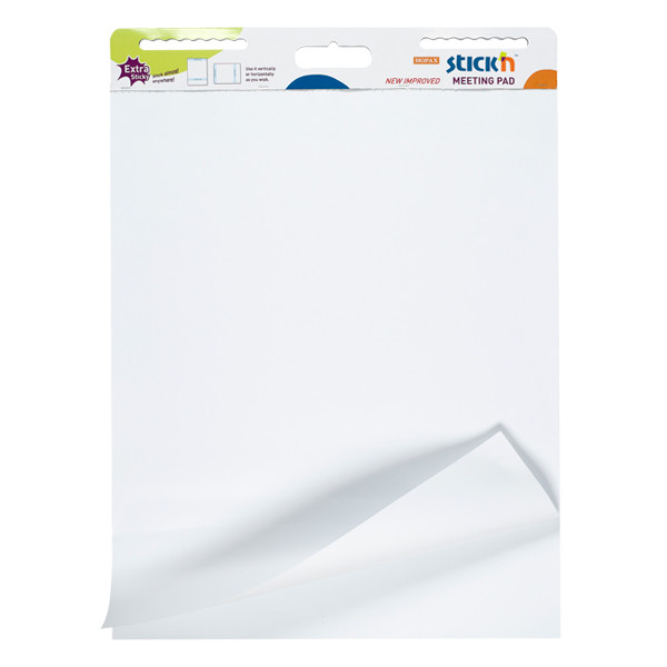 Stick'n meeting charts self-adhesive flipchart paper, 63.5cm x 79.2cm (2 x 30 sheets) 21509 400894 - 1