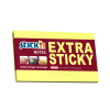 Stick'n neon yellow extra sticky notes 76mm x 127mm