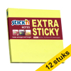 Stick'n neon yellow extra sticky notes 76mm x 76mm (12-pack) 201719 - 1