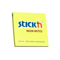 Stick'n notes neon yellow 76mm x 76mm 21133 201715