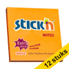 Stick'n orange extra sticky notes 76mm x 76mm (12-pack) 201722 - 1