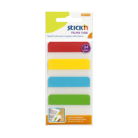 Stick'n strong flat index tabs for filing folders (4 x 6 tabs) 21608 201710