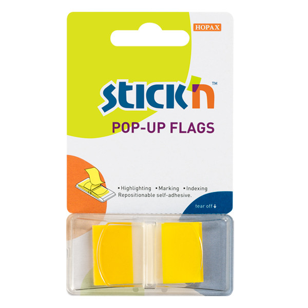 Stick'n yellow standard indexes, 45mm x 25mm (1 x 50 tabs) 26022 400892 - 1