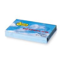 Sticky Notes 51 x 76mm | 100 sheets blue | 123ink 300064