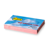 Sticky Notes 51 x 76mm | 100 sheets pink | 123ink 300235