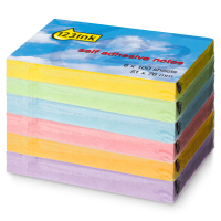 Sticky Notes 51 x 76mm | 600 sheets multicolour | 123ink 301116