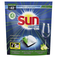 Dishwasher tablets | Sun Optimum All-in 1 Lemon | 42-pack SSU00154