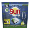 Sun Optimum All-in-1 lemon dishwasher tablets (18-pack)