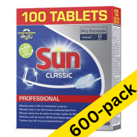 Sun Professional Classic dishwasher tablets (6 x 100-pack)  SSU00099