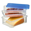 Sunware Club Cuisine transparent/blue cheese & meats container 10800663 216792 - 2