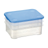 Sunware Club Cuisine transparent/blue cheese & meats container 10800663 216792 - 1