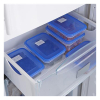 Sunware Club Cuisine transparent/blue freezer containers set, 1.2 litres 76600663 216784 - 2