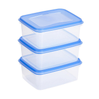 Sunware Club Cuisine transparent/blue freezer containers set, 1.2 litres 76600663 216784