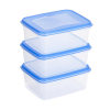 Sunware Club Cuisine transparent/blue freezer containers set, 1.2 litres