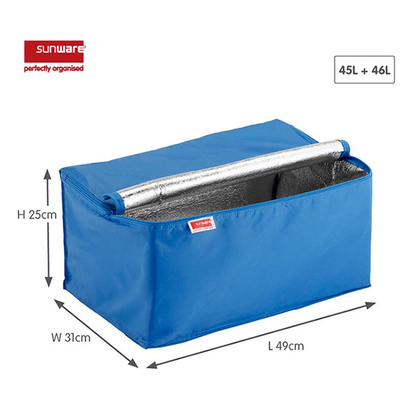 Cooler bag for folding crate 45/46L | Sunware 216565 - 2