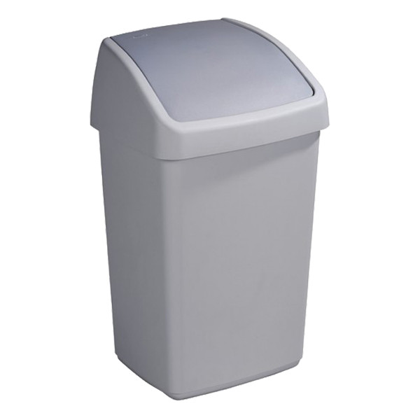 Sunware Delta grey dustbin with swing lid, 25 liters 13400525 400713 - 1