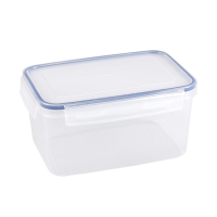 Food container with fasteners (2.4 litre, transparent) | Sunware Basic 216794