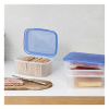 Freezer container set (1.2 litre, transparent/blue) | Sunware Club Cuisine 216784 - 5